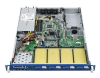 Plateforme PC pour application réseau, Haswell WS/Denlow,C226,4 Handle NMCs,PSU(1+1),1U