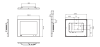15" Industrial Monitor Resistive Touchscreen and VGA / HDMI