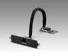 Module d'extension pour PC industriel fanless, Giga LAN Ethernet module, 1-Ch, PCIe I/F,