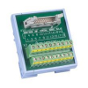 Bornier ADAM pour carte d'acquisition de données, 20-Pin Flat Câble Terminal, DIN-rail Mount