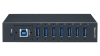 7-port industrial USB 3.2 SuperSpeed 5Gbps Isolated hub. ESD protection up to 15kV (level 4).