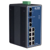 Switch industriel, 8-port 10/100Mbps + 2-port SFP combo GbE switch