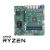 AMD Ryzen™ AM4 5000 Series MicroATX with 1 DP/HDMI/VGA, 6 COM, 2 GbE LANs, 2 2.5Gbe LANs, 8 USB 3.2, 4 USB 3.0, 3 USB2.0