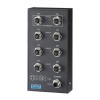 Switch pour application ferroviaire, EN50155 8xM12 Unmanaged Switch w/ auto bypass.