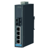 Switch industriel, 4 + 1FX Multi-Mode unmanaged Ethernet switch