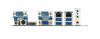 Carte mère industrielle, miniITX PGA VGA/LVDS/DP/mPCIe/2GbE, RoHS