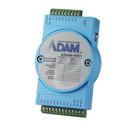 Module ADAM Ethernet Modbus TCP, MQTT et SNMP, 14 voies isolées DI/DO ...