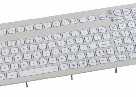 ANCIEN CLAVIER AZERTY FILAIRE PS/2 SIEMENS KBPC 0 EU F