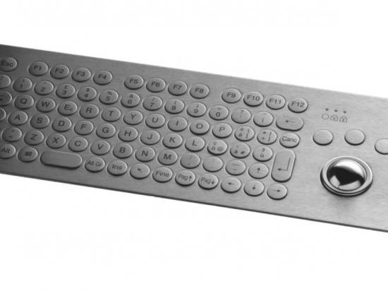 Clavier inox 81 touches rondes avec trackball DGI.81R17.F-TI | Integral ...