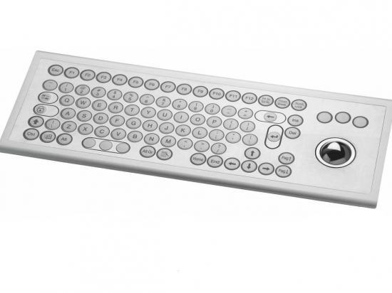 Clavier inox 85 touches rondes avec trackball CKI.85R15.F-TI | Integral ...