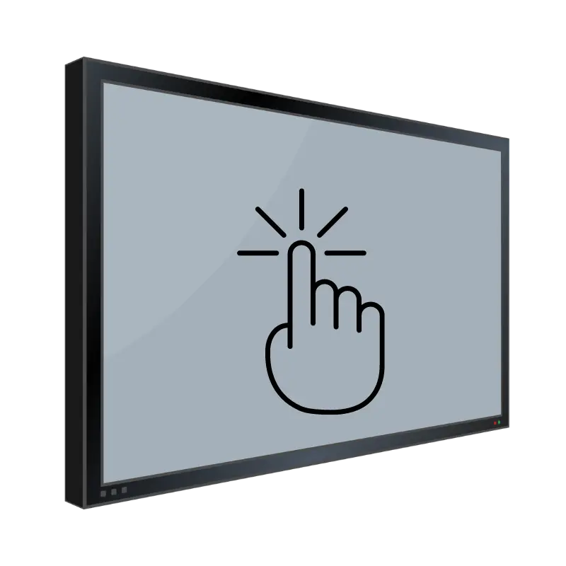 Options de l'écran du Panel PC