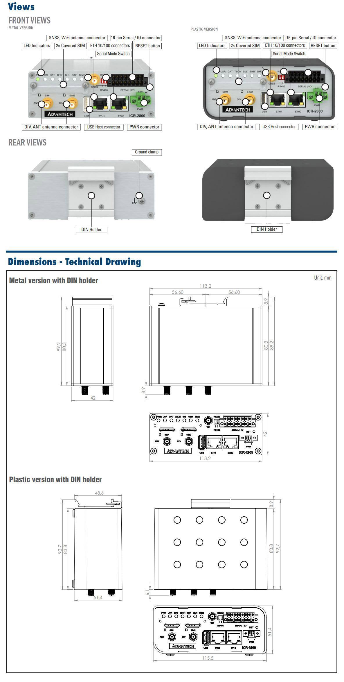 ICR-2834WPA01 - schema et illustration