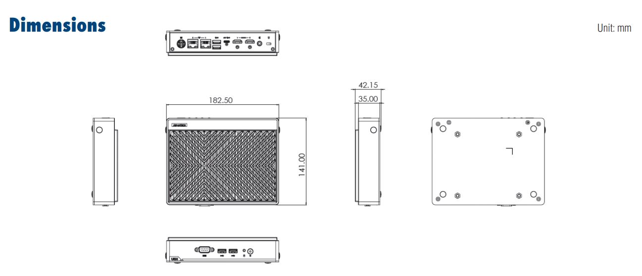 UBX intel I3 schema