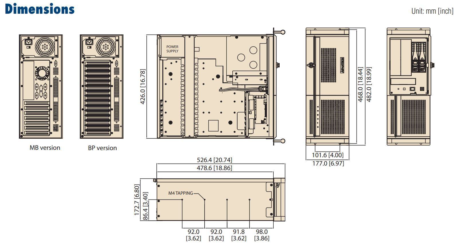 Chassis 4u Silencieux