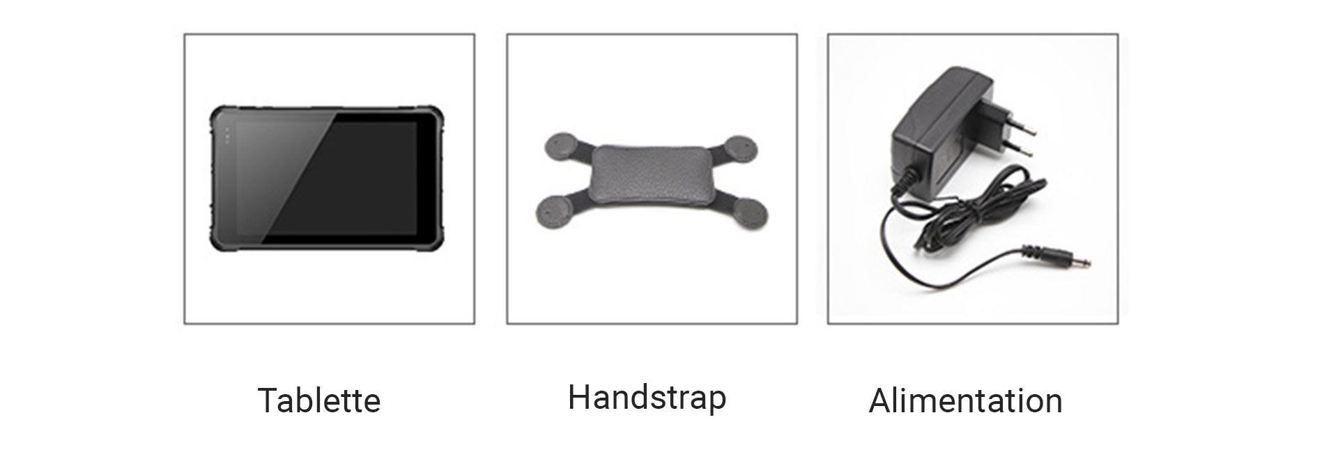 Tablette, Handstrap, Alim'