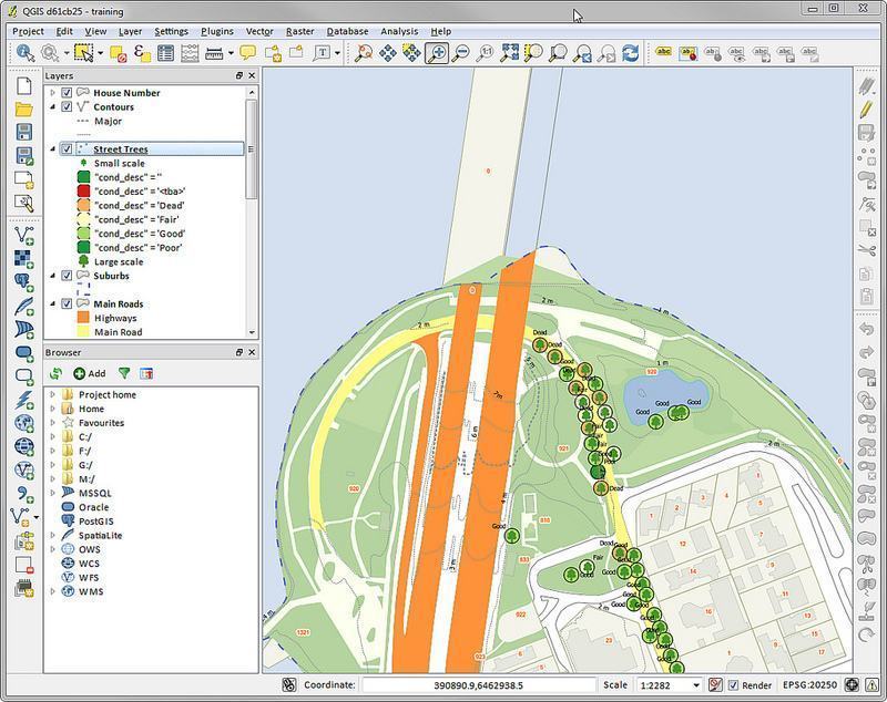 QGIS installé sur une tablette windows