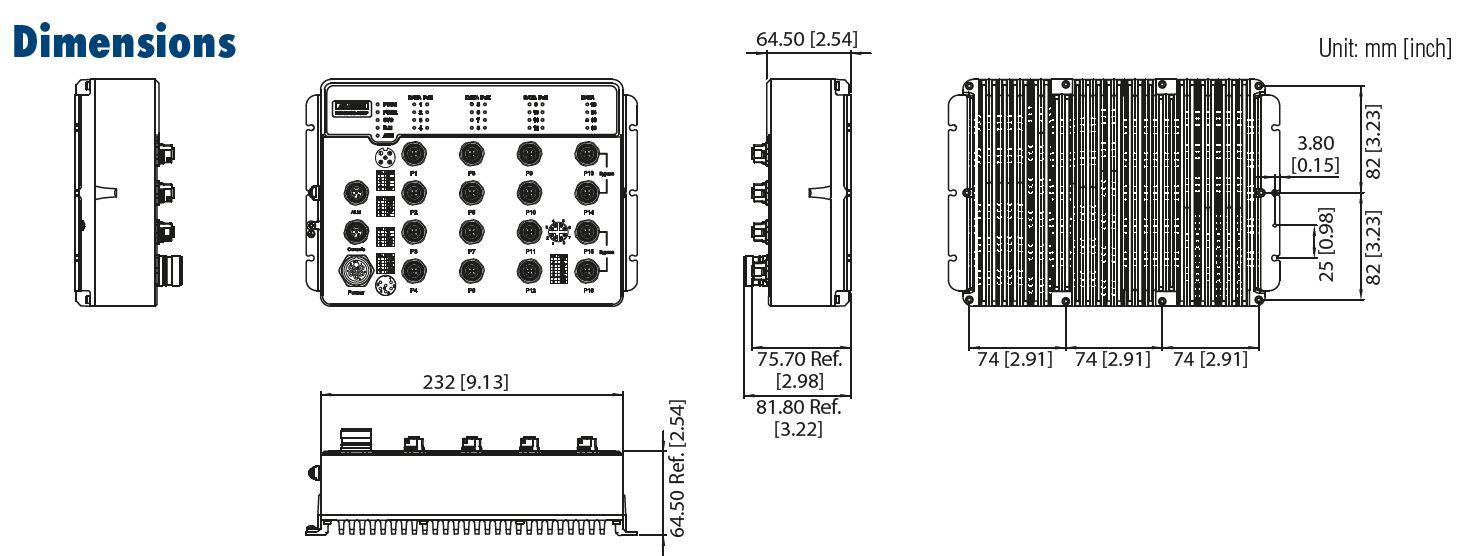 EKI-9516E-8GMPW-AE schema technique