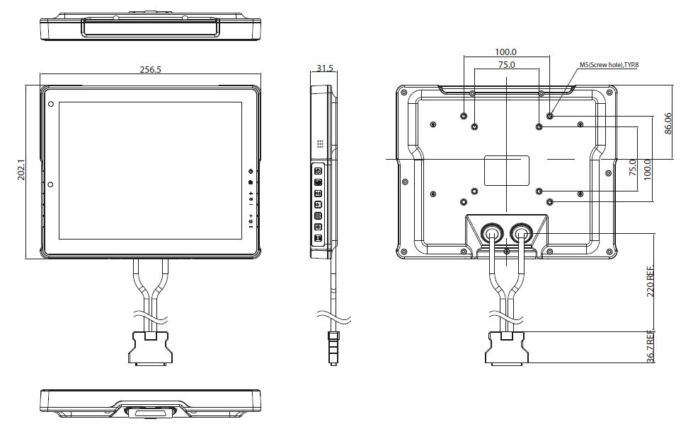 schema ecran 10 pour transport