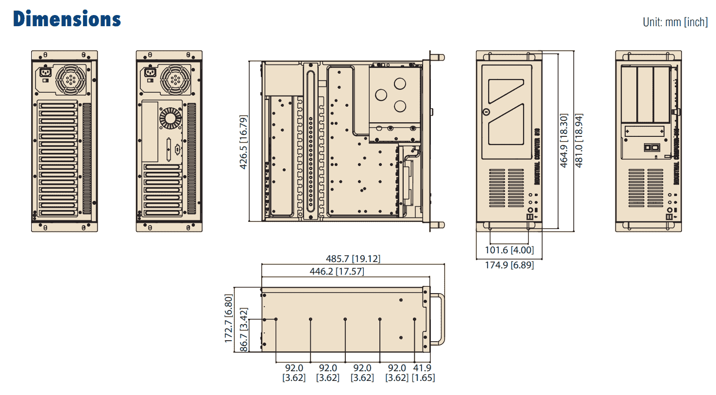 Châssis éco 4U