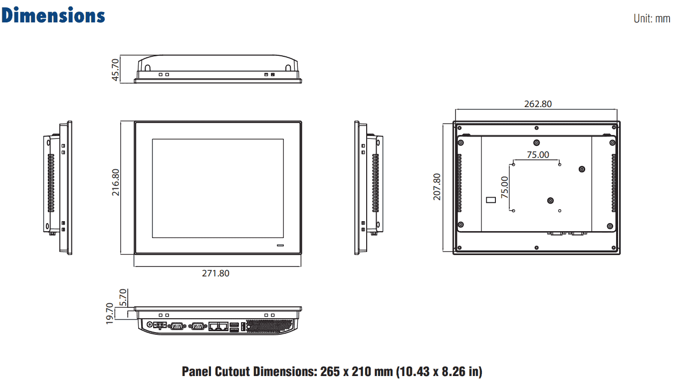 Dimension Panel PC 10"