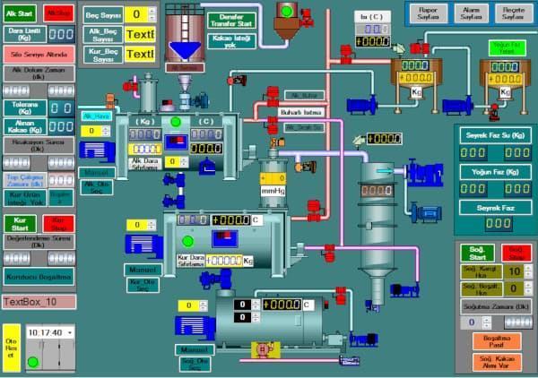 Exemple d'application métier avec un SCADA