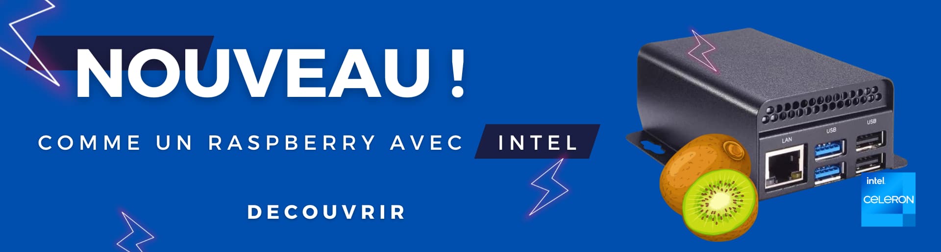 Découvrez le nouveau KIWI 310, comme un raspberry propulsé par un processeur Intel !