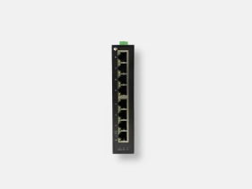 Switch ethernet 8 ports PoE+ 10/100/1000Mbps non administrable industriel (-40°C ~ 75°C)