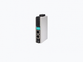 Passerelle MGate Moxa série vers ethernet, 1 port RS-232/422/485 et 2 ports Modbus/TCP 10/100Mbps