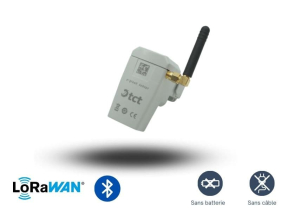 Capteur de courant LoRaWAN et BLE, 100% autonome avec sonde de température