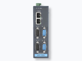 Passerelle Serveur 4 ports Série RS232/422/485 avec 2 ports Ethernet