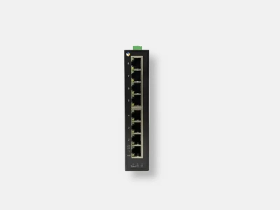 Switch ethernet 8 ports PoE+ 10/100/1000Mbps non administrable industriel (-40°C ~ 75°C)