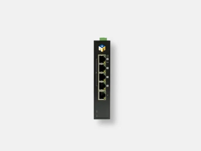 Switch ethernet 1+4 ports PoE 10/100/1000Mbps non administrable industriel (-40°C ~ 75°C)