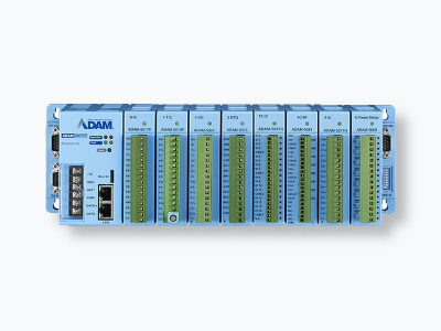 Boitier de base pour 8 modules ADAM-5000, communication sur Ethernet