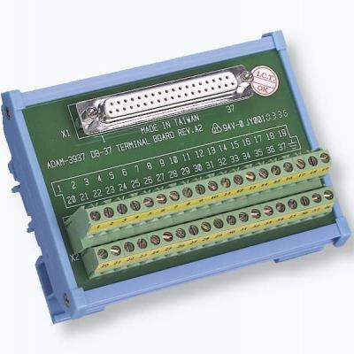 ADAM-3937 Bornier à vis vers connecteur DB-37 Rail Din