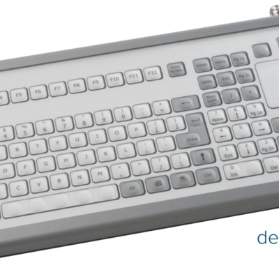 KBSP106S1USB Clavier industriel avec pavé numérique QWERTY encastrable avec trackpad marque NSI (avec membrane)