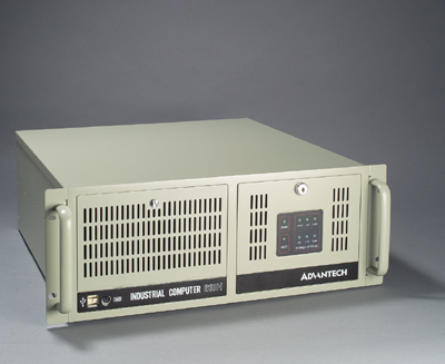 IPC-610BP-00XHE Chassis rackable 4U pour bus passif pour PC industriel vendu sans alimentation, accès façade avant sécurisé