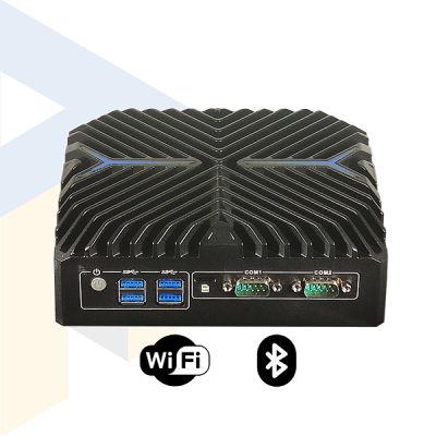 IOT-BOX-I7128250WBT PC fanless durci bureautique puissant équipé d'un processeur Intel Core i7 12eme gen