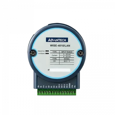 WISE-4010LAN-B Module E/S avec 4E ANA + 4S TOR Ethernet et Modbus/TCP