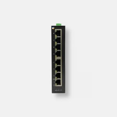 IOT-BOX-SW8G Switch ethernet 8 ports 10/100/1000Mbps non administrable industriel (-40°C ~ 75°C)