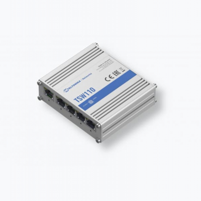 TSW110 Switch ethernet industriel 5 ports 10/100/1000Mbps -40°C +75°C L2