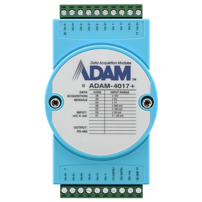 ADAM-4017+ Module ADAM 4017+ 8 entrées analogiques paramétrables et modbus