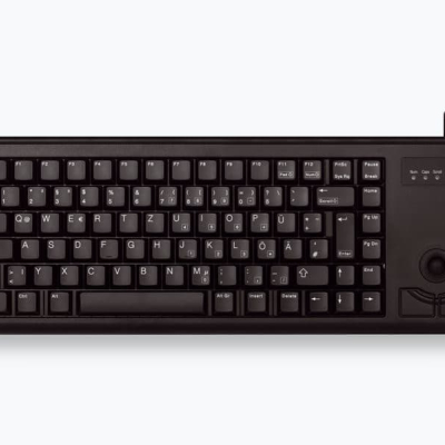 Clavier Cherry 83 Touches avec trackBall noir G84-4400, En stock 24H