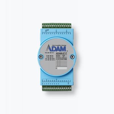 ADAM-6717 Module ADAM sous Linux avec 8 entrées analogiques 5 digitales et 4 sorties digitales + Node RED
