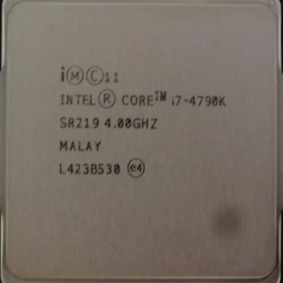 INTEL-I7-4790K Processeur Intel Core i7 i7-4790K - Quad-core (4 Core) 4 GHz - Socket H3 LGA-1150