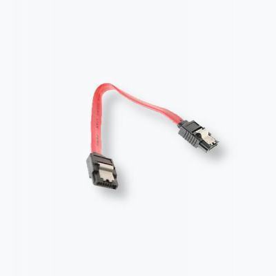 100003194 Câble SATA III rouge 60cm 6Gb/s avec verrou pack de 5