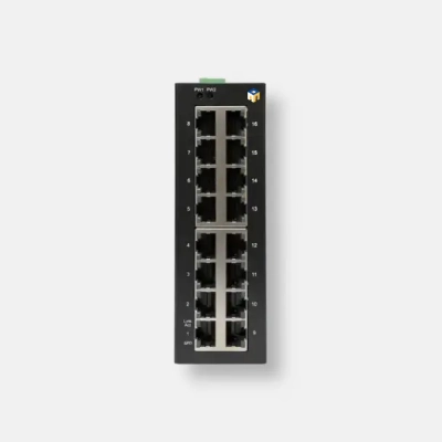 IOT-BOX-SW16G Switch ethernet 16 ports 10/100/1000Mbps non administrable industriel (-40°C ~ 75°C)