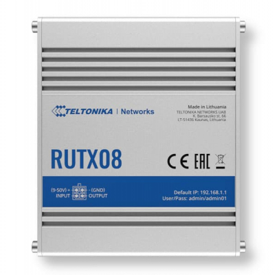 RUTX08 Routeur industriel ethernet gigabit + 4 ports ethernet