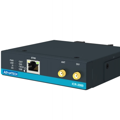 ICR-2031 Routeur 4G industriel compact avec 1 x LAN et 1 x SIM 1 x E/S digitale