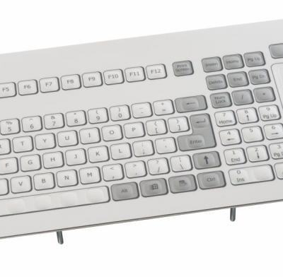 KBSP106F1USB Clavier industriel avec pavé numérique QWERTY encastrable avec trackpad marque NSI (avec membrane)