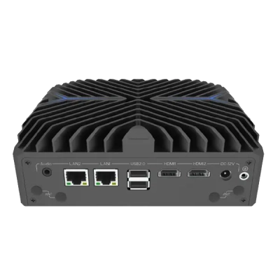 IOT-BOX-I5128250WBT PC Fanless solide polyvalent avec Intel Core i5-1235U, 8Go / 250Go, Windows 10, WiFi, BT